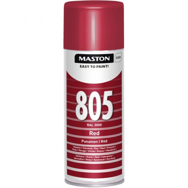 SPRAYMAALI 400ml   PUNAINEN RAL3000
