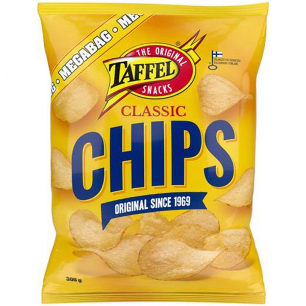 TAFFEL CHIPS 305g  CLASSIC SILEÄ