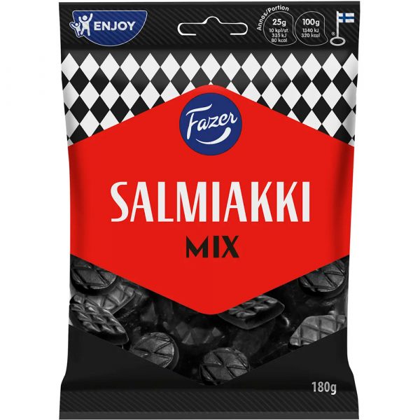 FAZER SUOSIKIT     SALMIAKKI MIX 180G