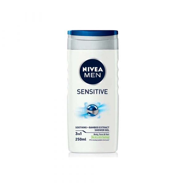 NIVEA SUIHKUSAIPPUA SENSITIVE MEN 250ML