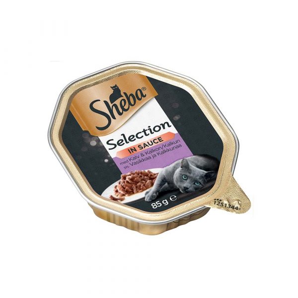 SHEBA SELECTION 85g VASIKKA&KALKKUNA