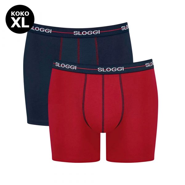 M ALUSHOUSUT BOXERI SLOGGI 2PACK XL