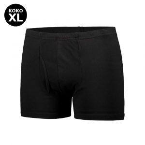 M BOXERIT BH MUSTA AUKOLLINEN XL