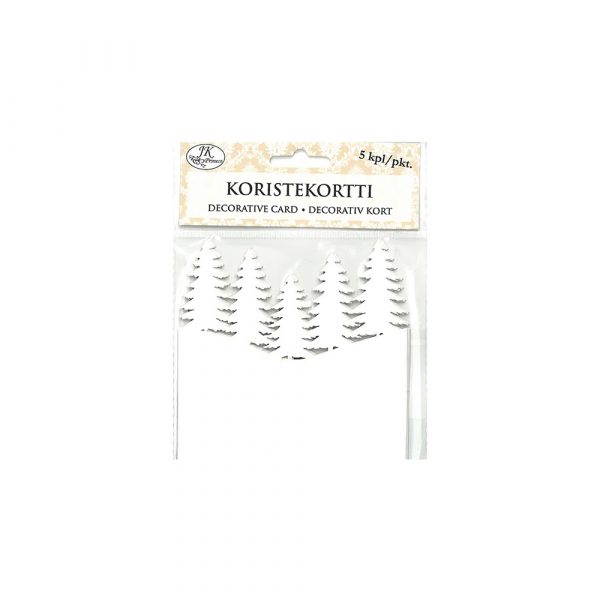 KORISTEKORTTI 5kpl KUUSET VALK  (2.95)