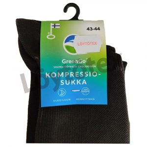 M KOMPRESSIOSUKAT  43-44 MUSTA