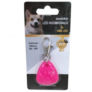 LED KOIRAN SILIKOON HUOMIOVALO   (2.95)