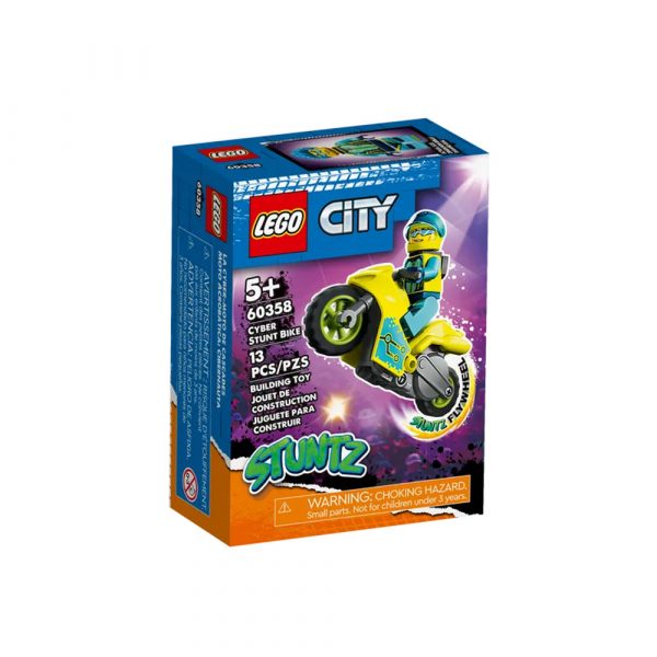 LEGO 60358 CITY    CYBERSTUNTTIPYÖRÄ