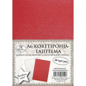 KORTTIPOHJA-       LAJITELMA A6 20KPL