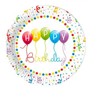 KERTAKÄYTTÖLAUTANEN 23cm 8kpl Happy B.