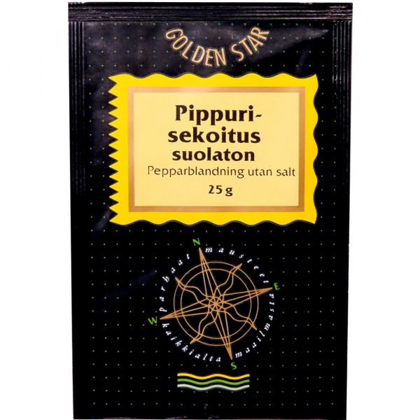 GOLDEN STAR PIPPURI SEK.SUOLATON 25g