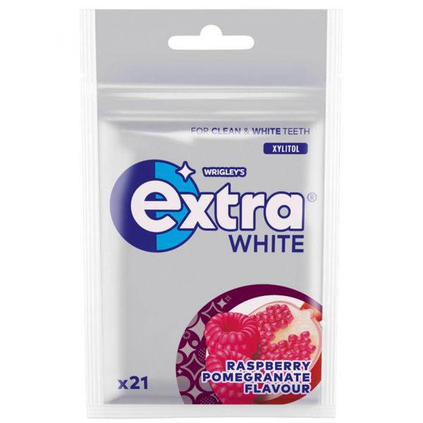 EXTRA WHITE 29g    RASPBERRY POMEGRANA