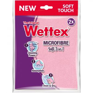 WETTEX MICROFIBER  SOFT 2kpl/pkt