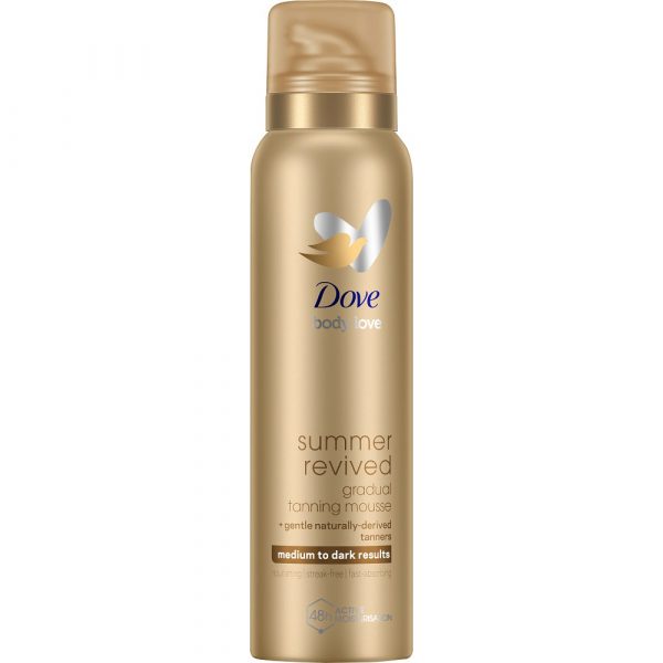 DOVE TANNING MOUSSE MEDIUM TO DAR(9.95)
