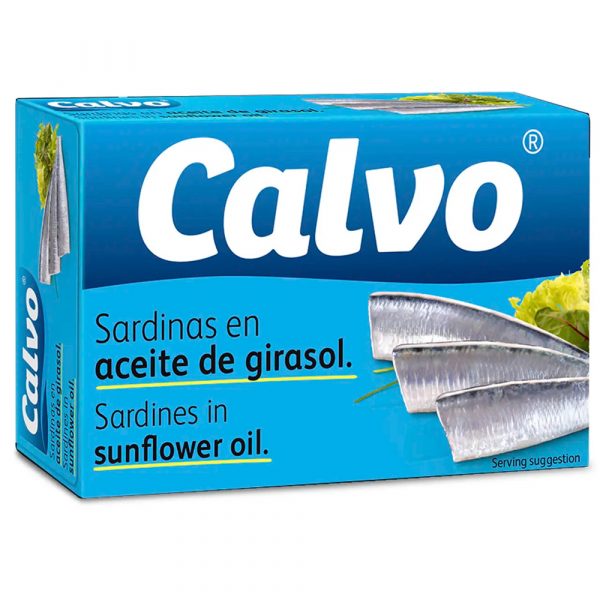 CALVO SARDIINI 120g /84g AUR.KUKKAÖLJY