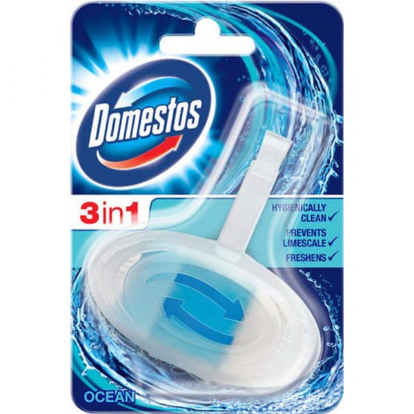 DOMESTOS 3IN1 OCEAN WC-RAIKASTIN