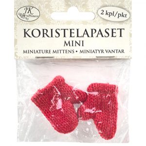 KORISTELAPASET MINI 2KPL PUNAINEN