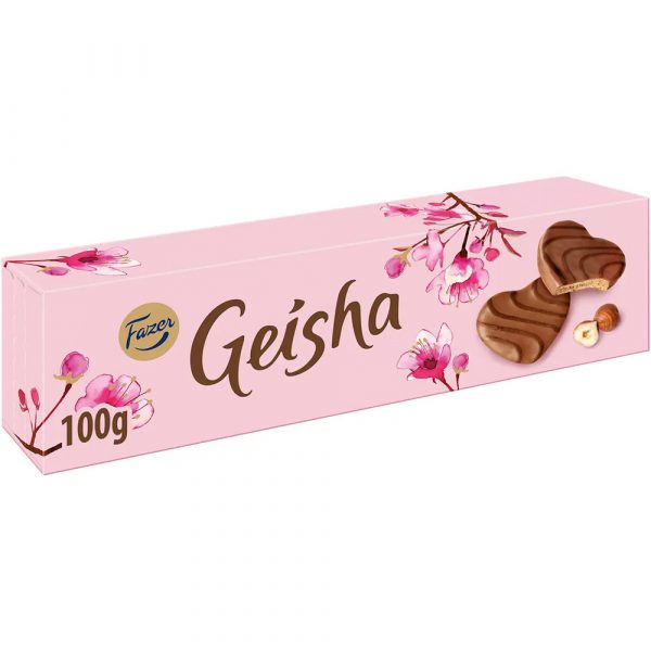 GEISHA SUKLAAKEKSI 100g         (3.95)