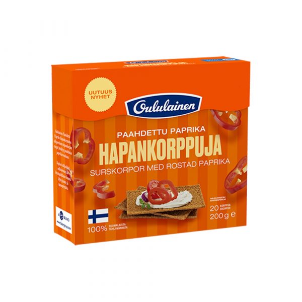 OULULAINEN 200g    HAPANKORPPU PAPRIKA