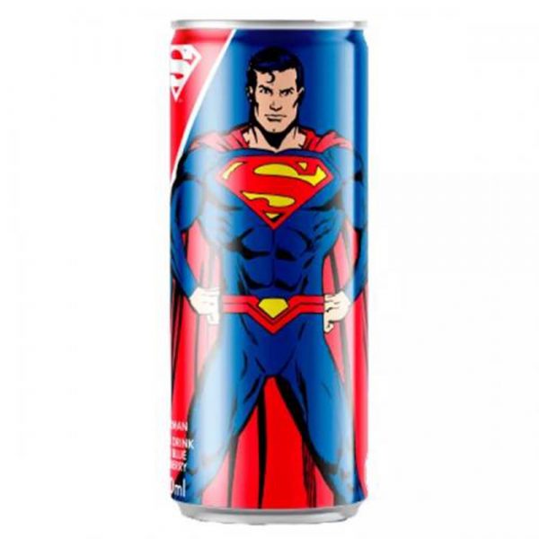 SUPERMAN 250ml     VADELMA/MUSTIKKA