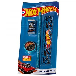 KIRJOITUSSETTI 4-OS HOT WHEELS