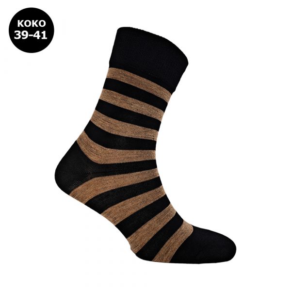 N SUKAT RAITA 39-41 MUSTA/BEIGE