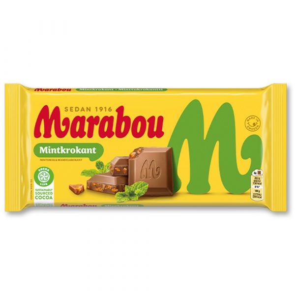 MARABOU MINTKROKANT 200g SUKLAALEVY