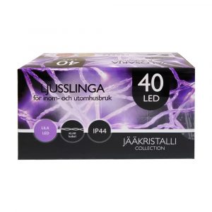 ULKOVALOSARJA 40Led LILA/10m johto