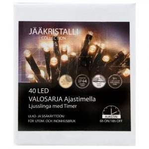 ULKOVALOSARJA 40Led ajastintoiminto