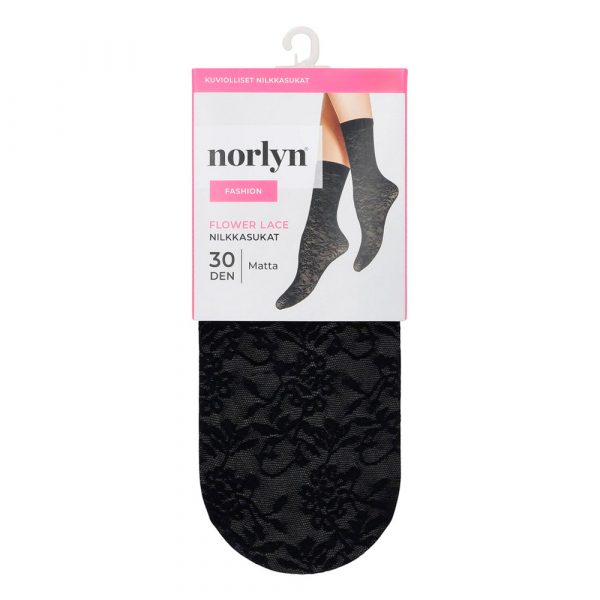 NORLYN NILKKASUK.  30DEN MUSTA 36-41