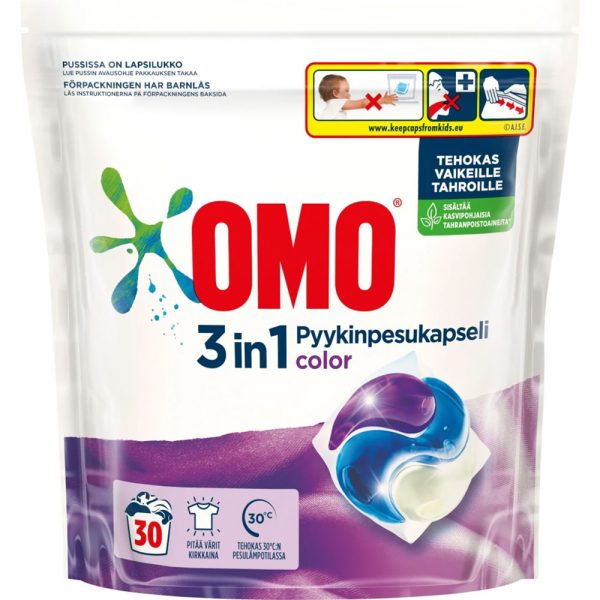 OMO COLOR 30KPL    PYYKINPESUKAPSELI