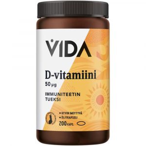 VIDA D-VITAMIINI   50µg 200KAPS