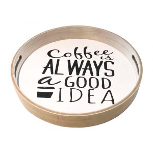 TARJOTIN 35x5cm    Coffee