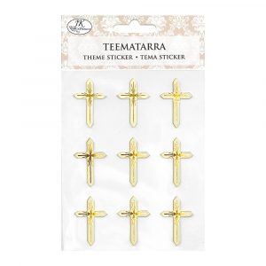 TEEMATARRA RISTI   KULTA 9KPL